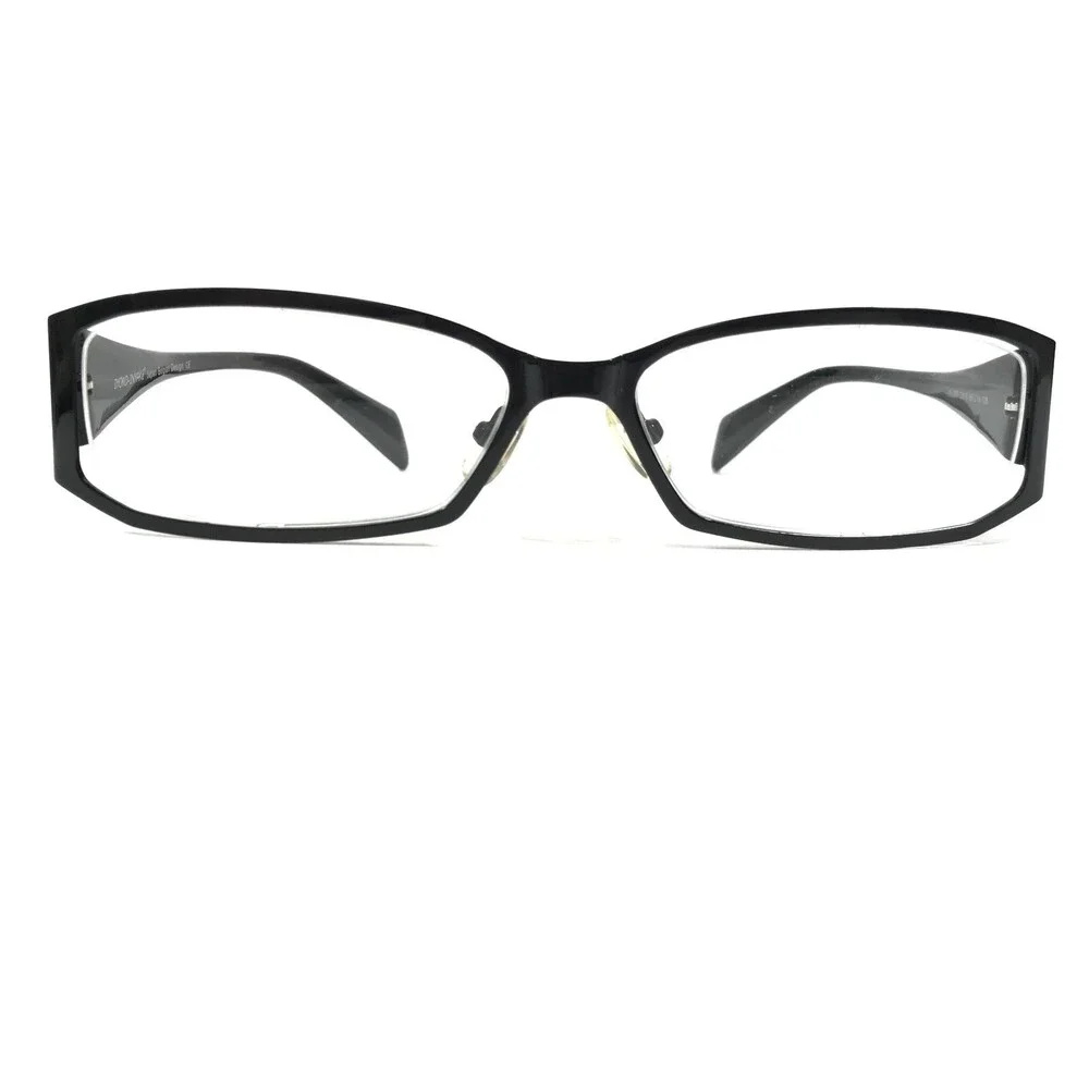 Iyoko-Inyake Eyeglasses Frames IY 258 Col.6 Black Rectangular Full Rim 56-16-138